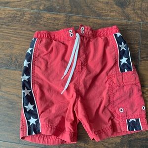 Flag swim trunks